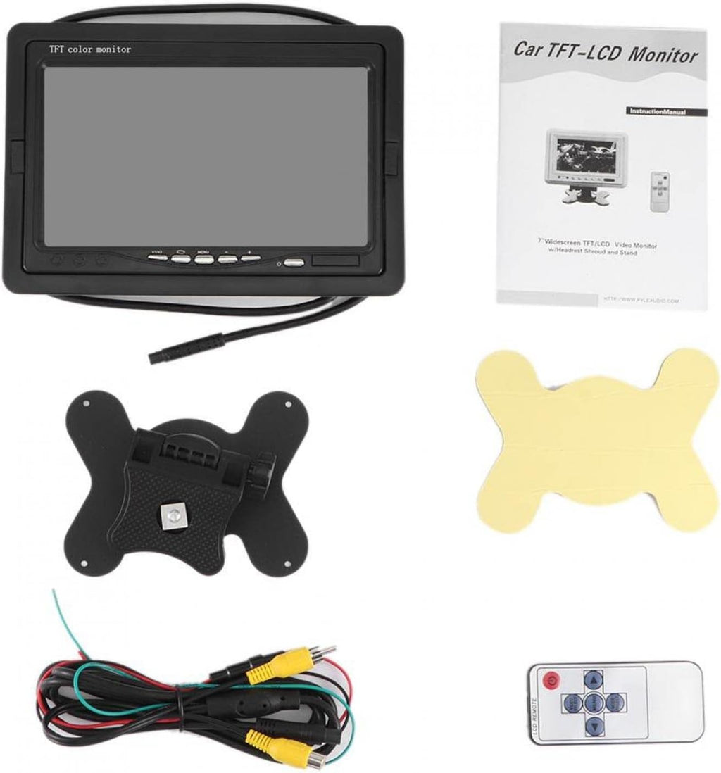 Pack of 2 ABS 7in Car Monitor Reverse Rearview Display I51727
