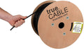 Cat6 Direct Burial Bulk Ethernet Cable, 1000ft, White, CMX, 23AWG Solid Bare Copper, Unshielded UTP G890104