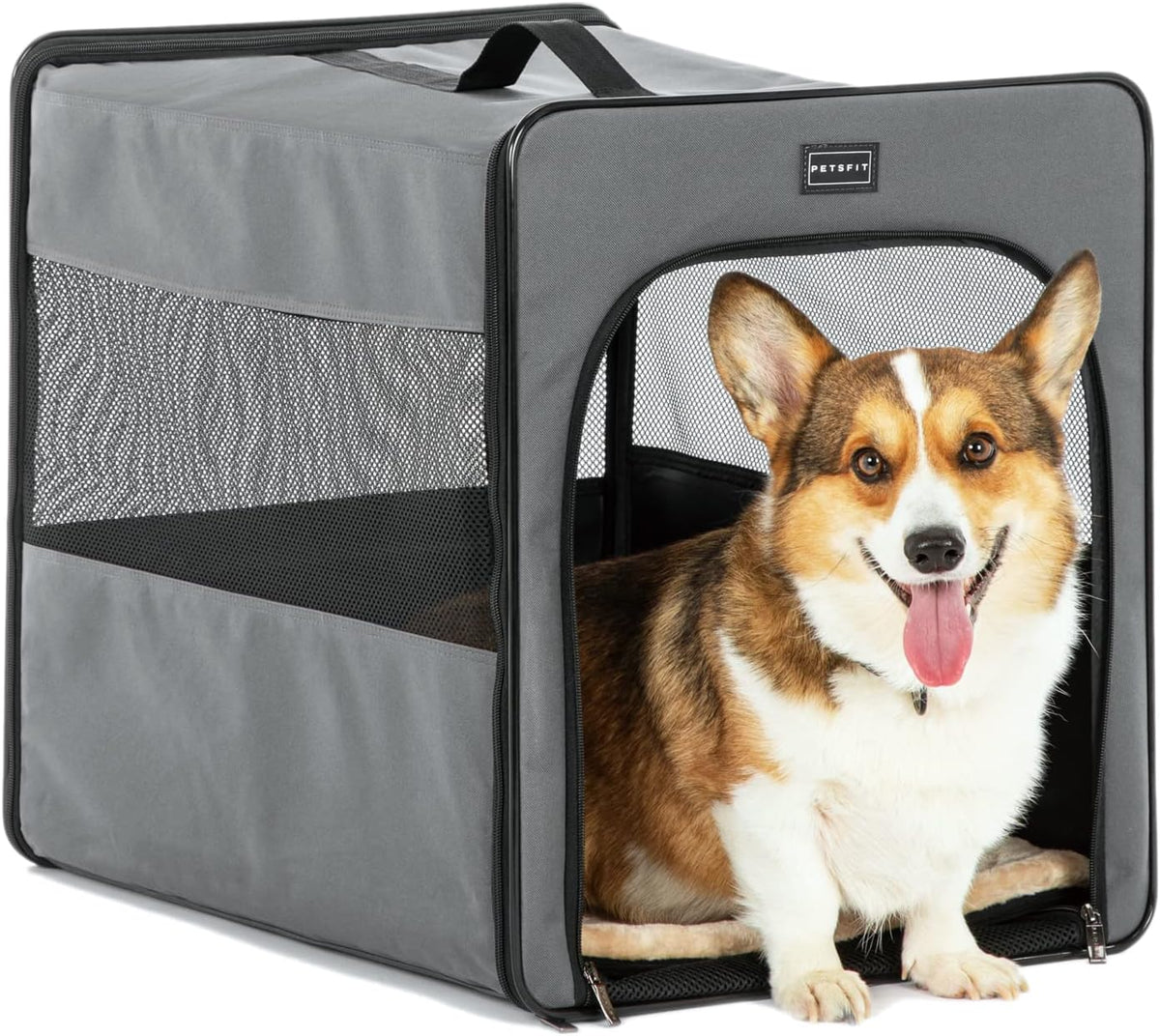 Collapsible Medium Dog Travel Crate Pack of 2 N977
