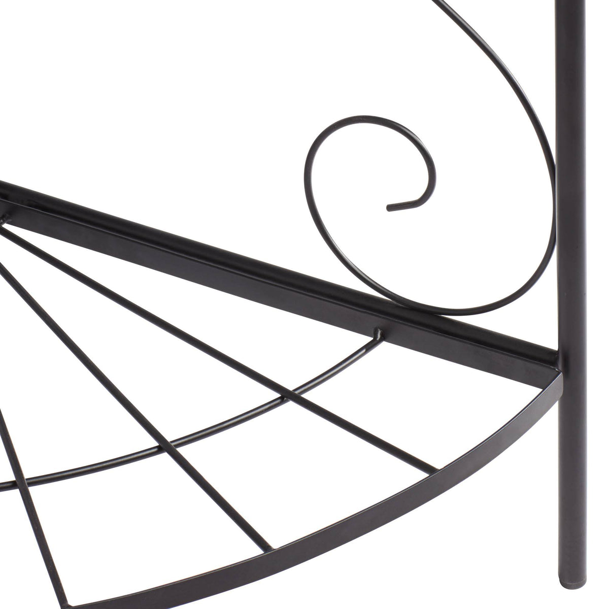 Black Iron Three Shelf Plant Stand C59221
