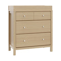 White 3 Drawer Changing Dresser U3908