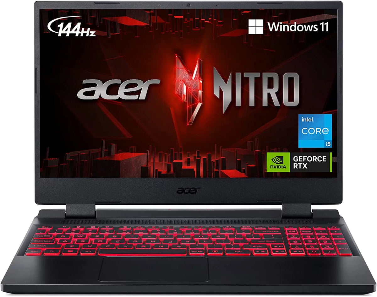 15.6" FHD 144Hz IPS Gaming Laptop with Intel Core i5-12500H, NVIDIA GeForce RTX 3050 Ti, 16GB DDR4, 512GB Gen 4 SSD X98254
