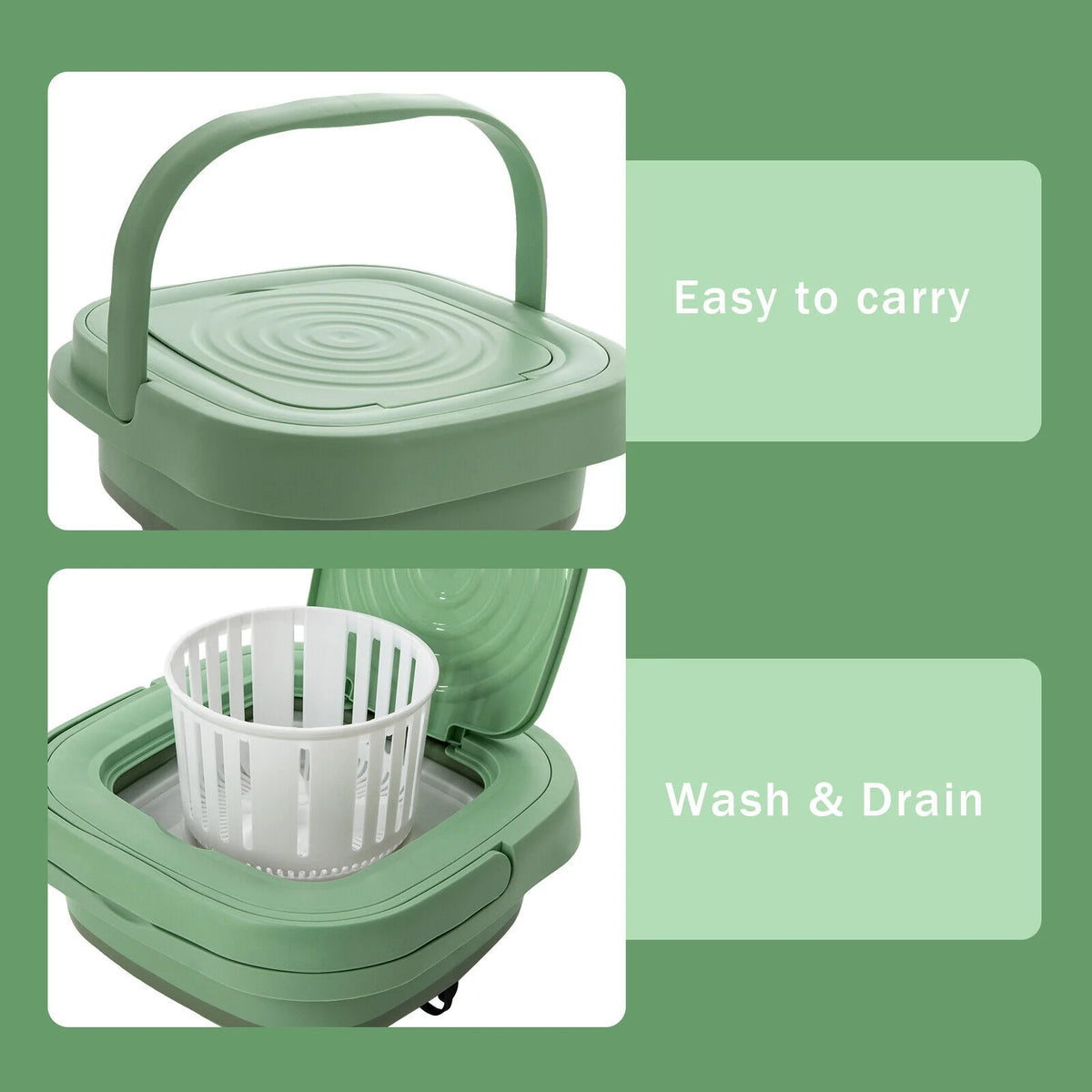 8L Foldable Mini Washing Machine P428317