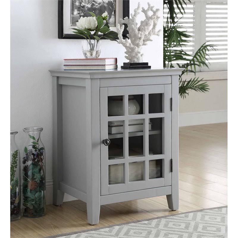 Single Door Cabinet in Gray M68018