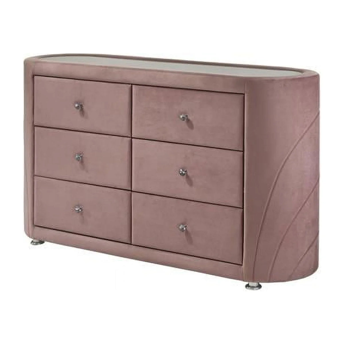 Pink Velvet Dresser J4361