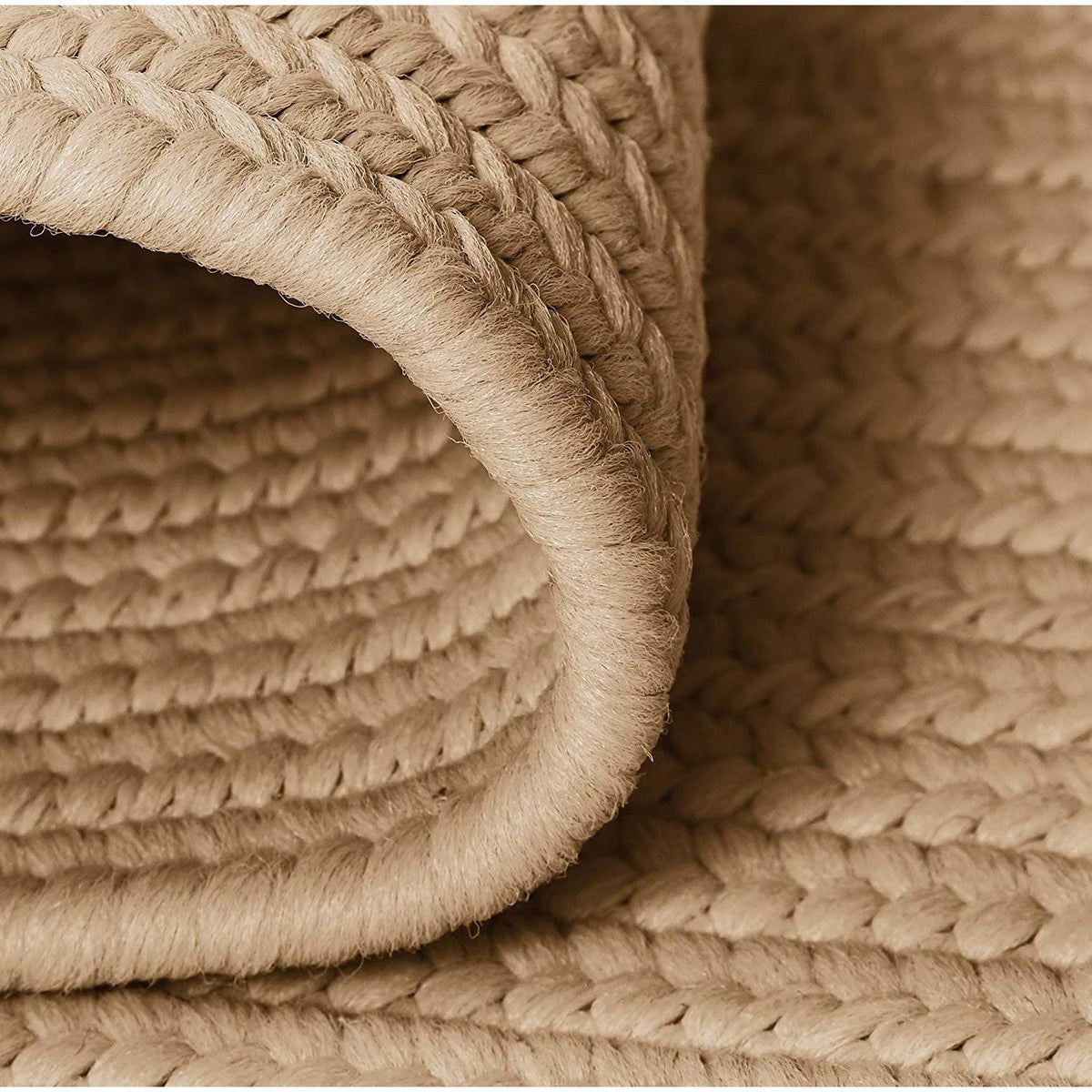 Cuban Sand 3' Round Braided Rug Q84539