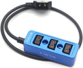 Black Spring Cable D-tap to 3 Ports Splitter B1556