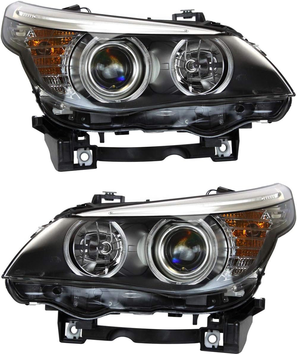 Headlight Assembly Set of 2 Halogen Clear Lens A456261