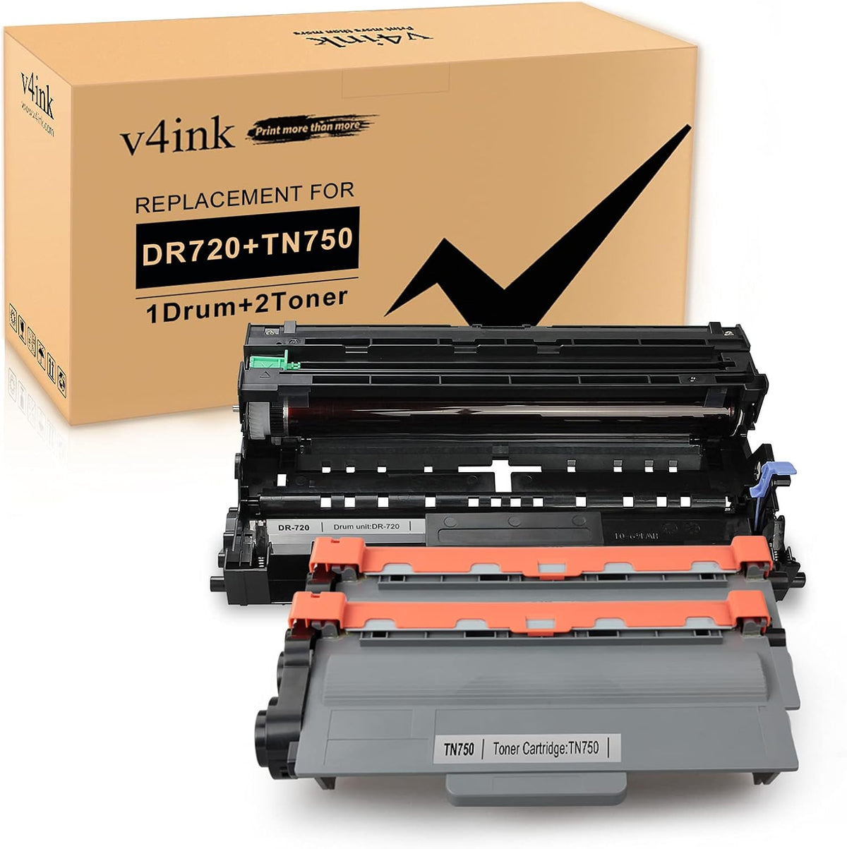 Compatible Toner Cartridge and Drum Set 1 Drum + 2 Toners X2070