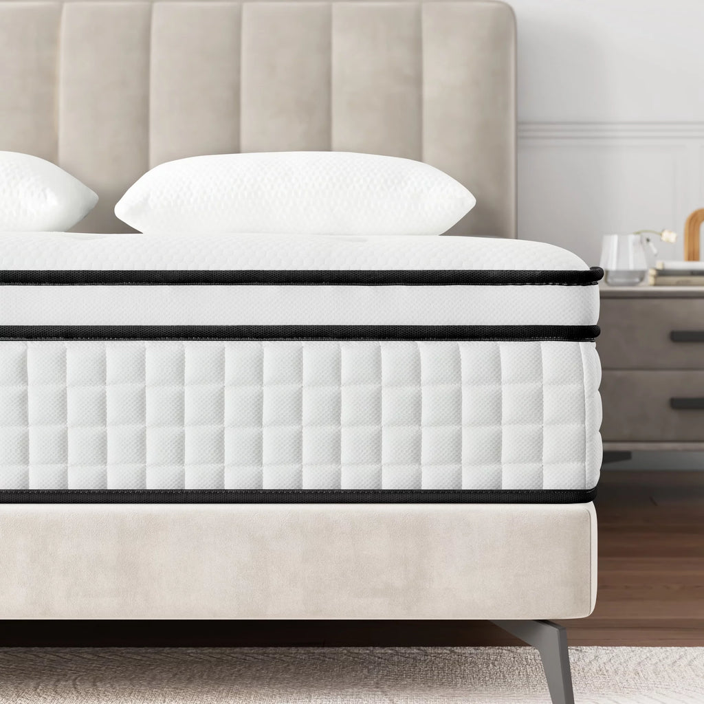 Queen 12 Hybrid Innerspring Gel Memory Foam Mattress H66673