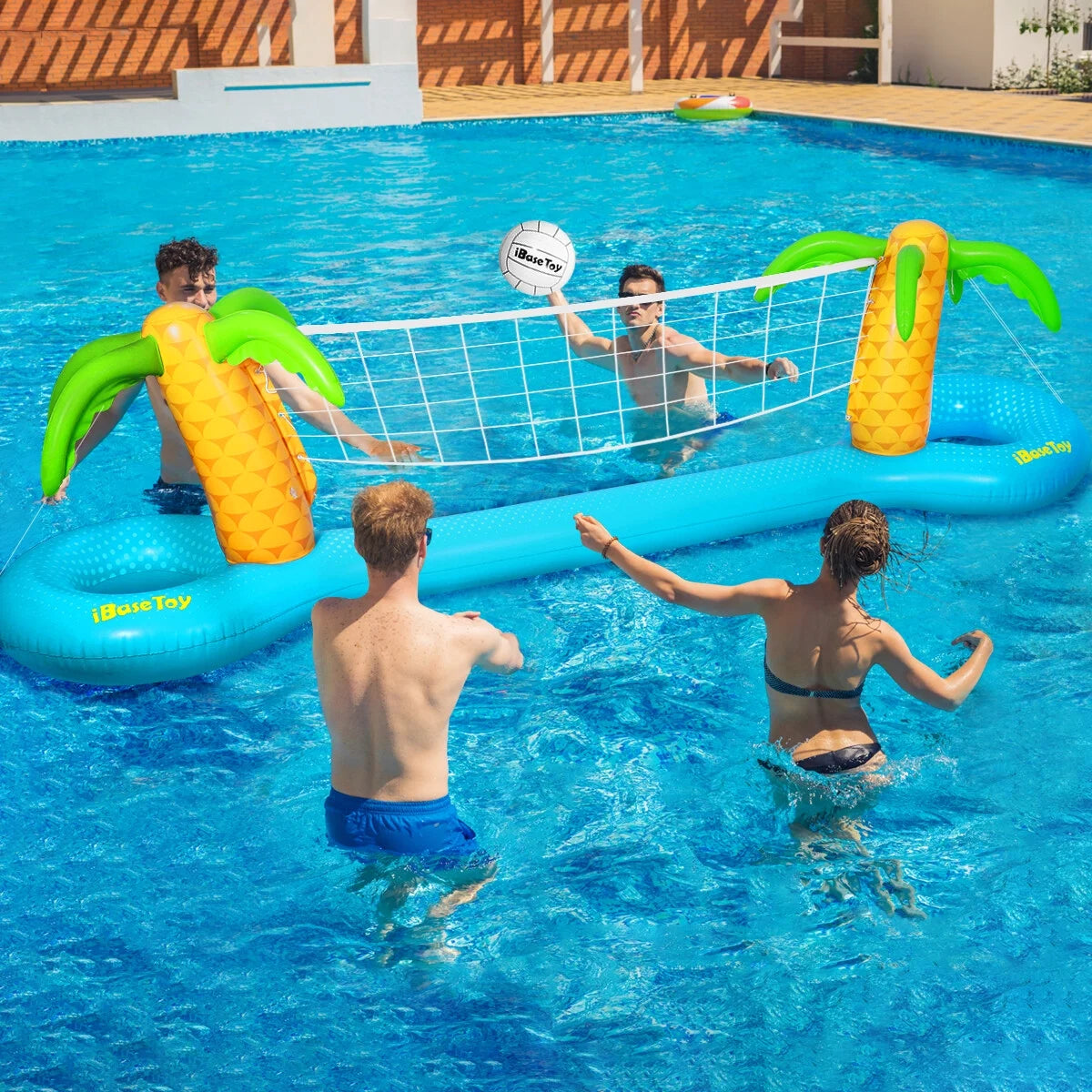 Inflatable Volleyball Game Set Swimming Pool Toy K19378