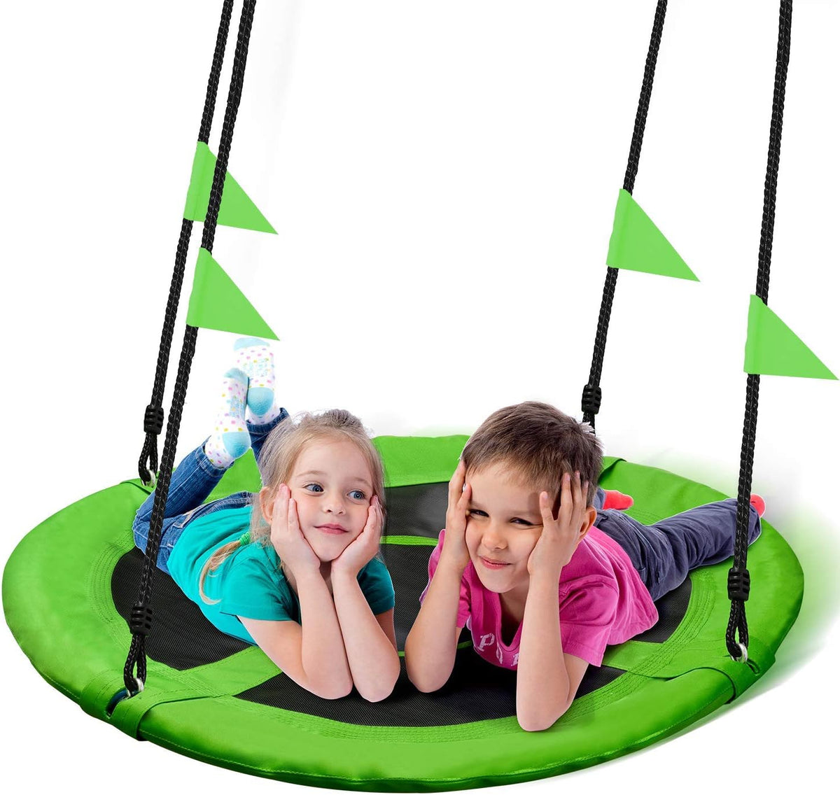 40 Inch Saucer Tree Swing, 660lb Weight Capacity, Pack of 2 P697