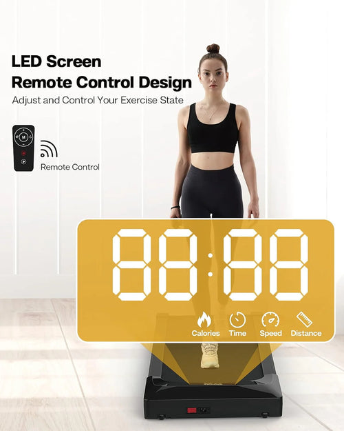 2 in 1 Foldable Under Desk Treadmill with Remote Control Z521