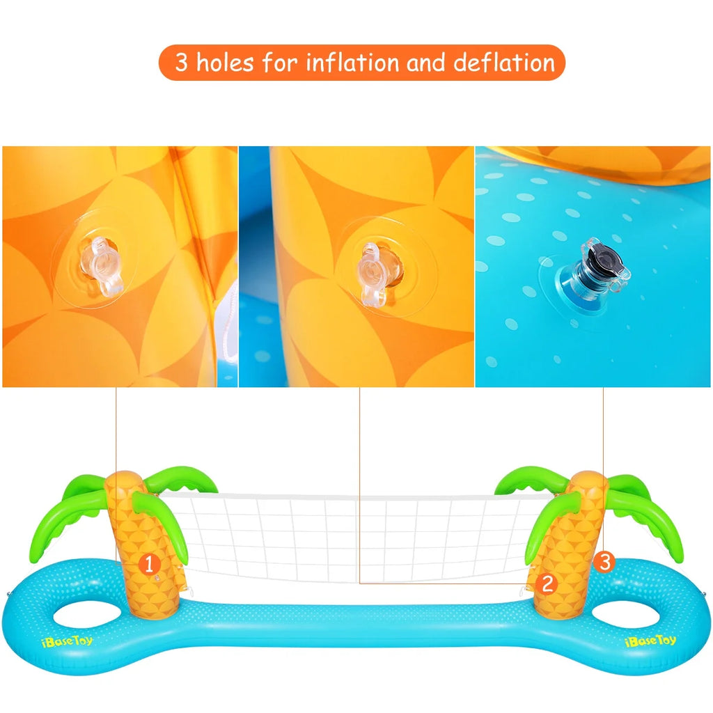Inflatable Volleyball Game Set Swimming Pool Toy K19378