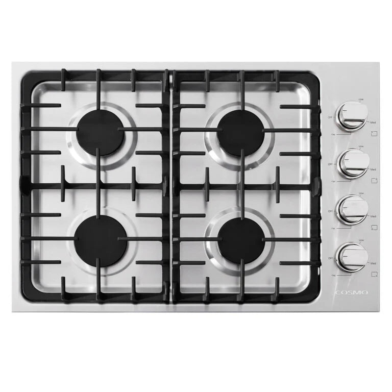 30 Gas Cooktop in Stainless Steel with 4 Burners F524