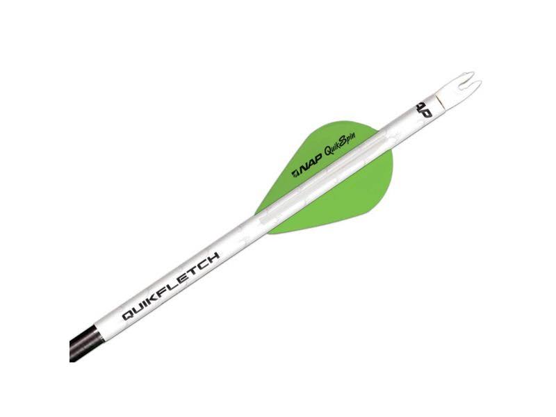 100 Pack White Green Quikspin Vanes Y86538