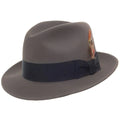 Size 7 Caribou Fur Felt Fedora Hat L9650