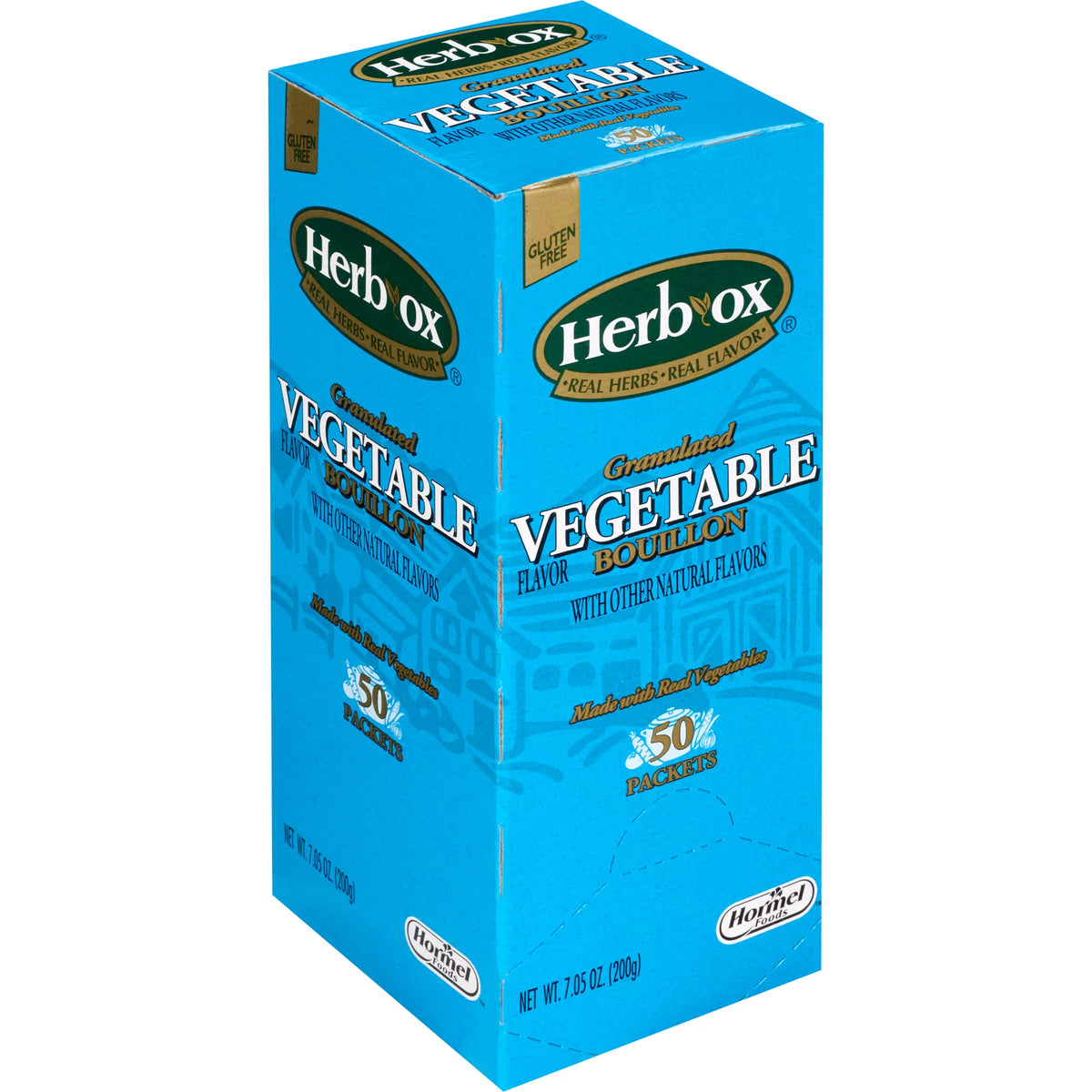 Instant Vegetable Flavor Liquid Broth 7.5 oz Packet Box of 50 S145560