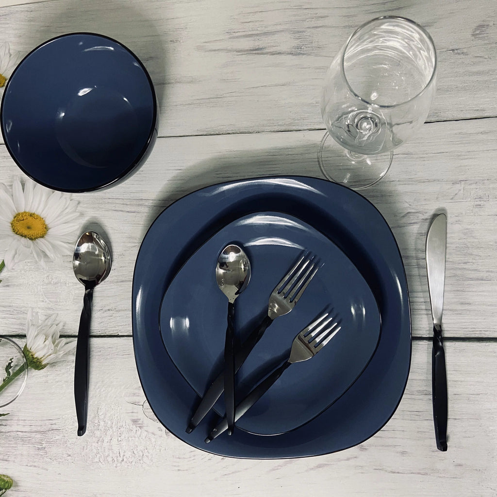 Midnight Black 20 Pc. Flatware Set L89963