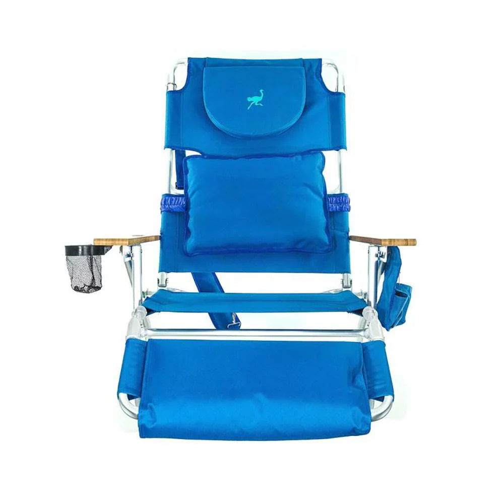 Lightweight Outdoor Beach Lounge Chair with Footrest W9498