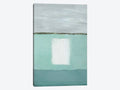 Azure Blue II Abstract Art on Canvas S17847