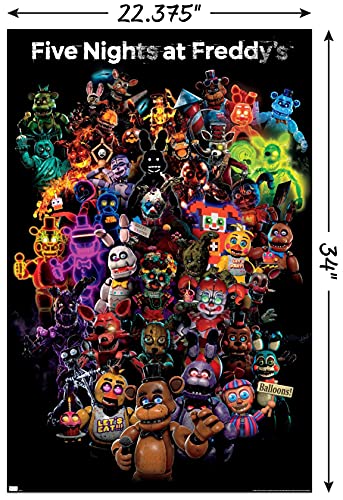 Five Nights at Freddy's Wall Poster 22.375" x 34" Unframed I741896