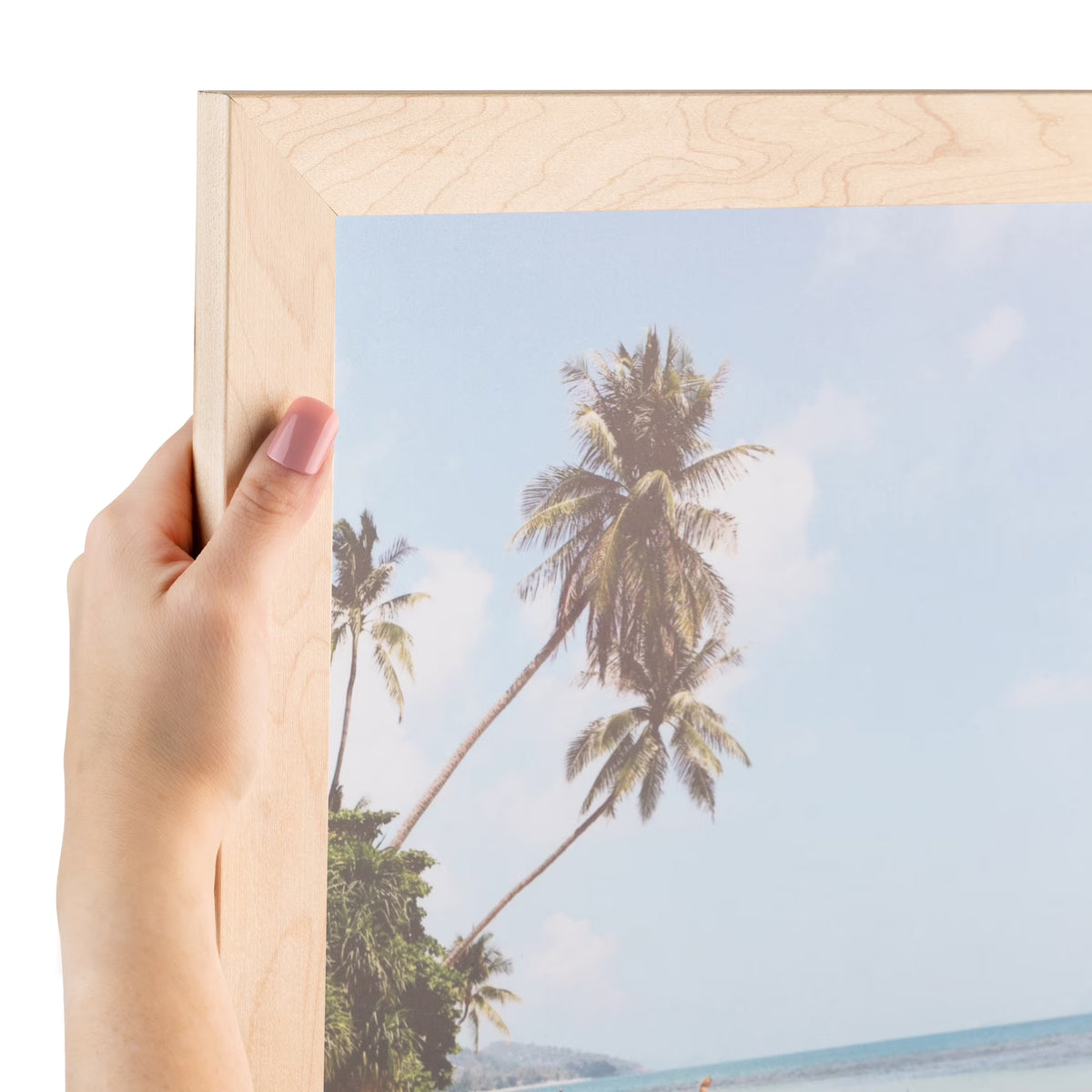 20x28 Inch Hard Maple Picture Frame with Plexi Glass X121