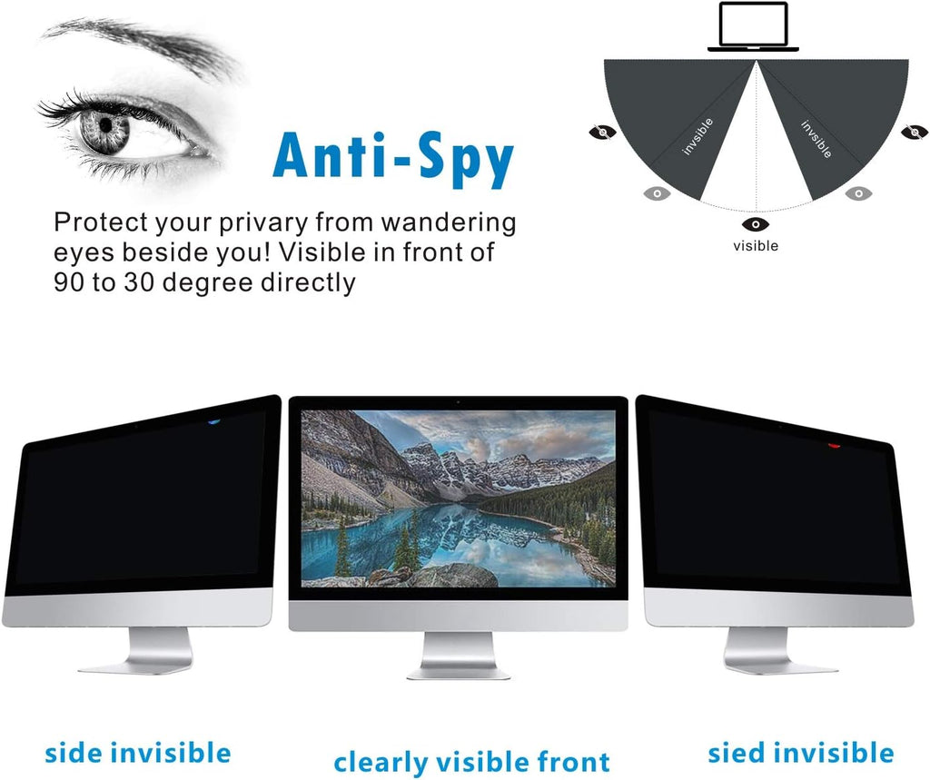 21.5-Inch Widescreen Monitor Privacy Screen Filter, Pack of 2 L3463