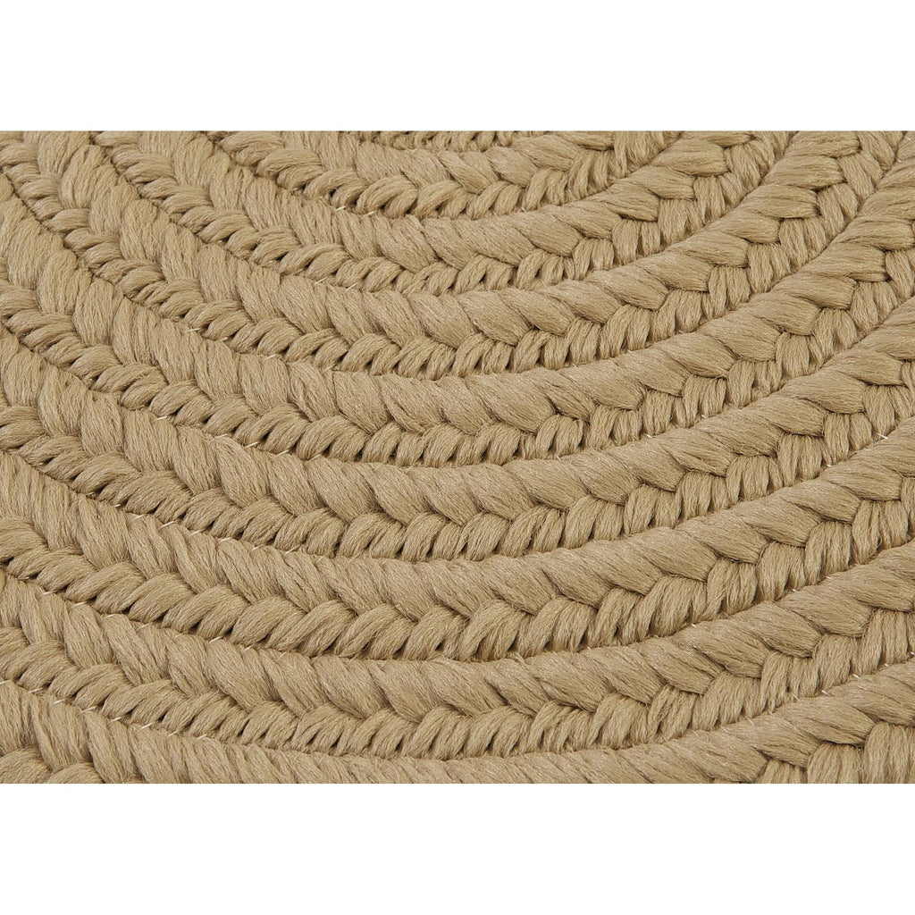 Cuban Sand 3' Round Braided Rug Q84539