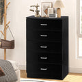 Black 5 Drawer Dresser T4864