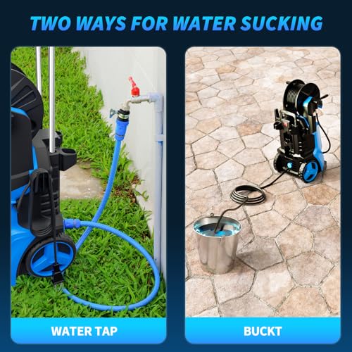 Electric Pressure Washer 4500 PSI 3.2 GPM with 4 Nozzles and 500ml Foam Cannon S38442