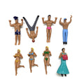 8Pcs Mini Simulated People Dollhouse Pendant Decor D93239
