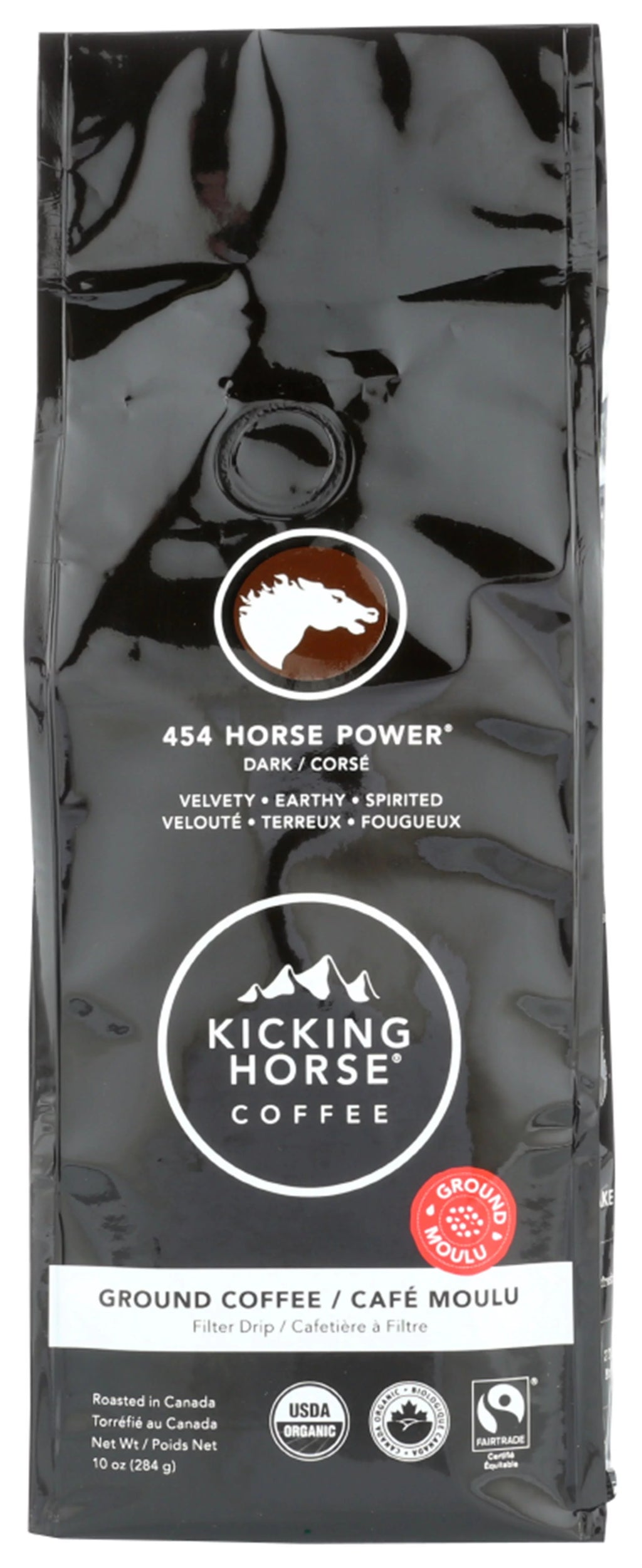 Dark Roast Ground Coffee, 10 oz L22449