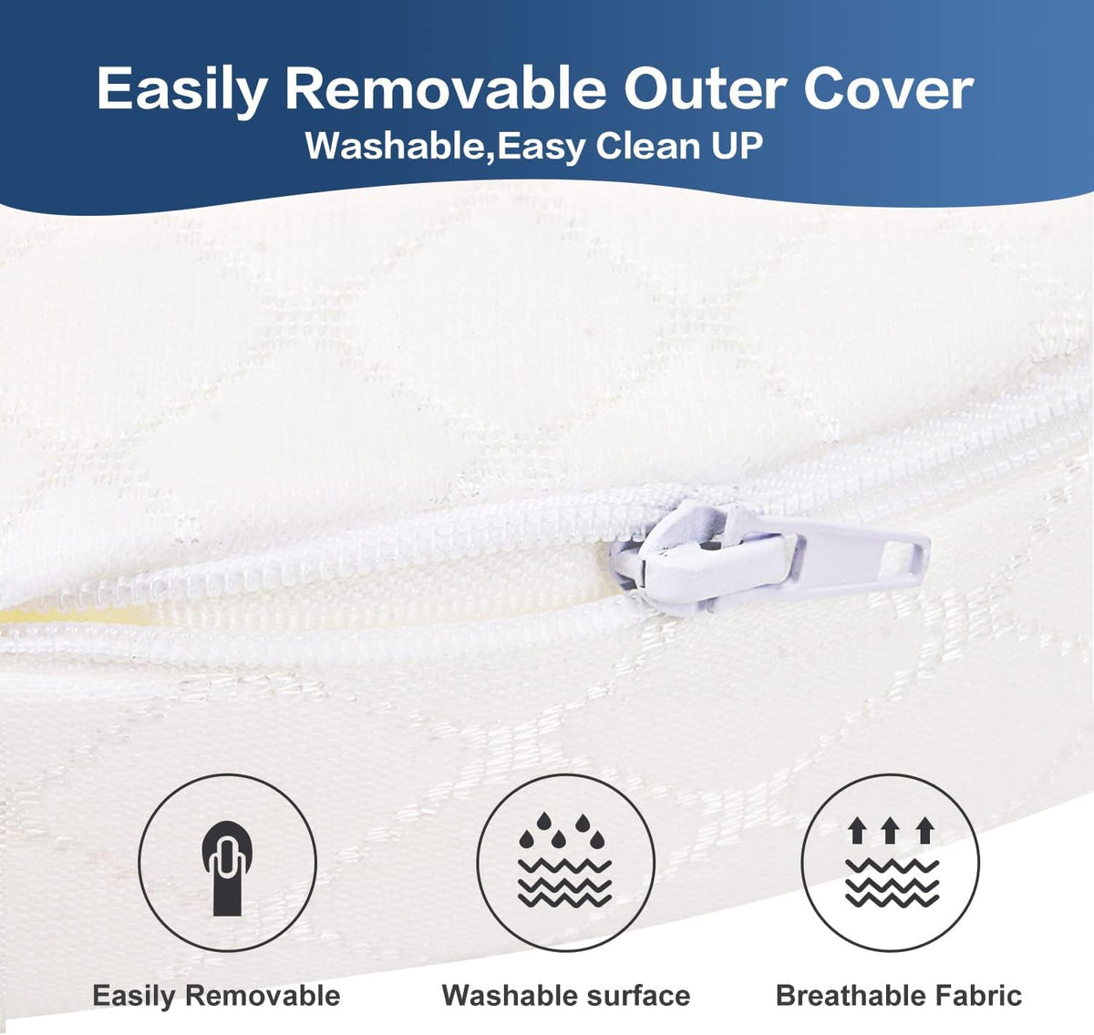 Pack n Play Mattress Pad, Dual Sided Portable Foldable Playard Mattress O994
