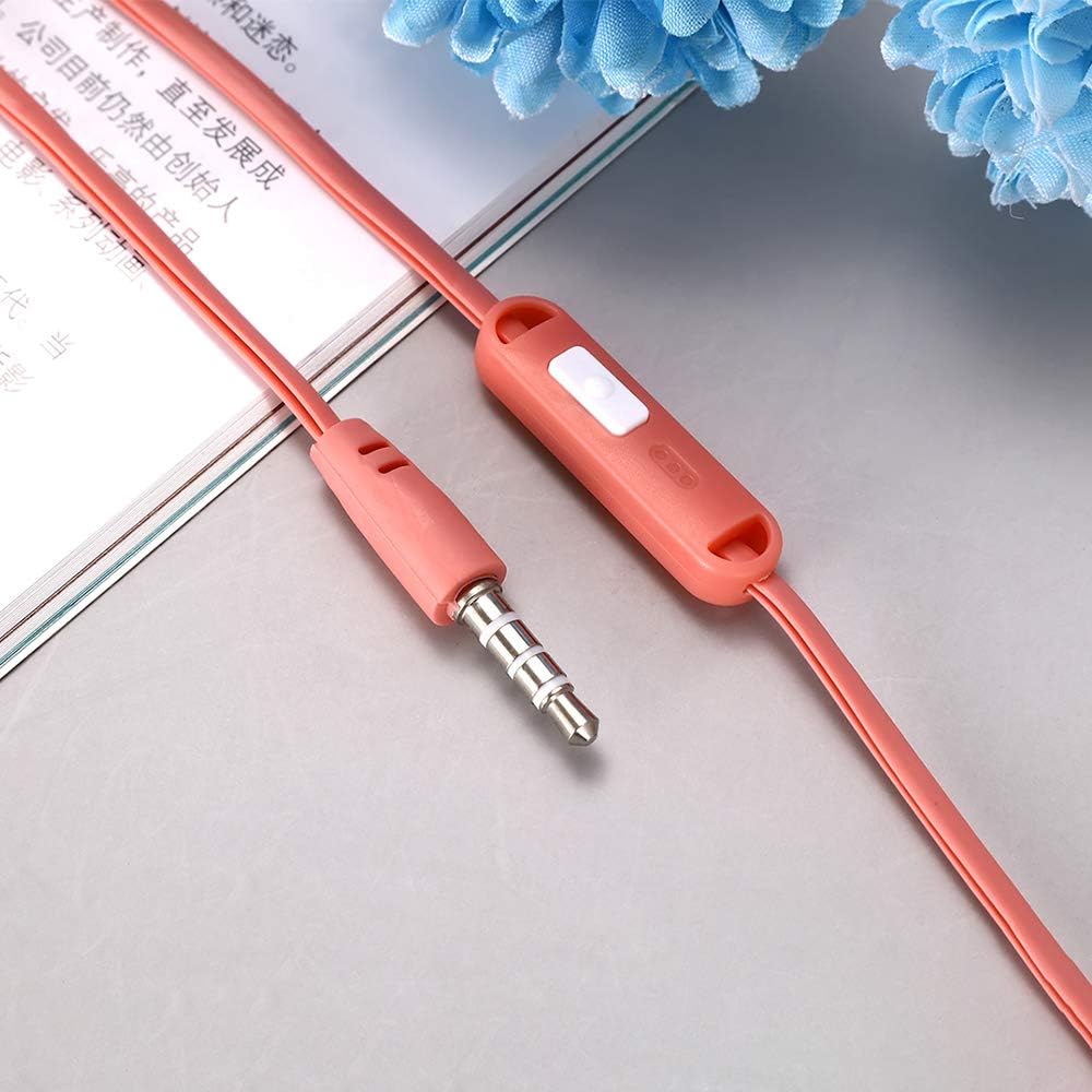 50 Pack Colourful Kids Earbuds with Microphone K884088