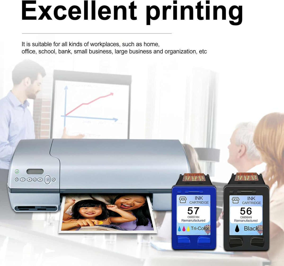 Remanufactured Ink Cartridge Replacement 5-Pack Z1005