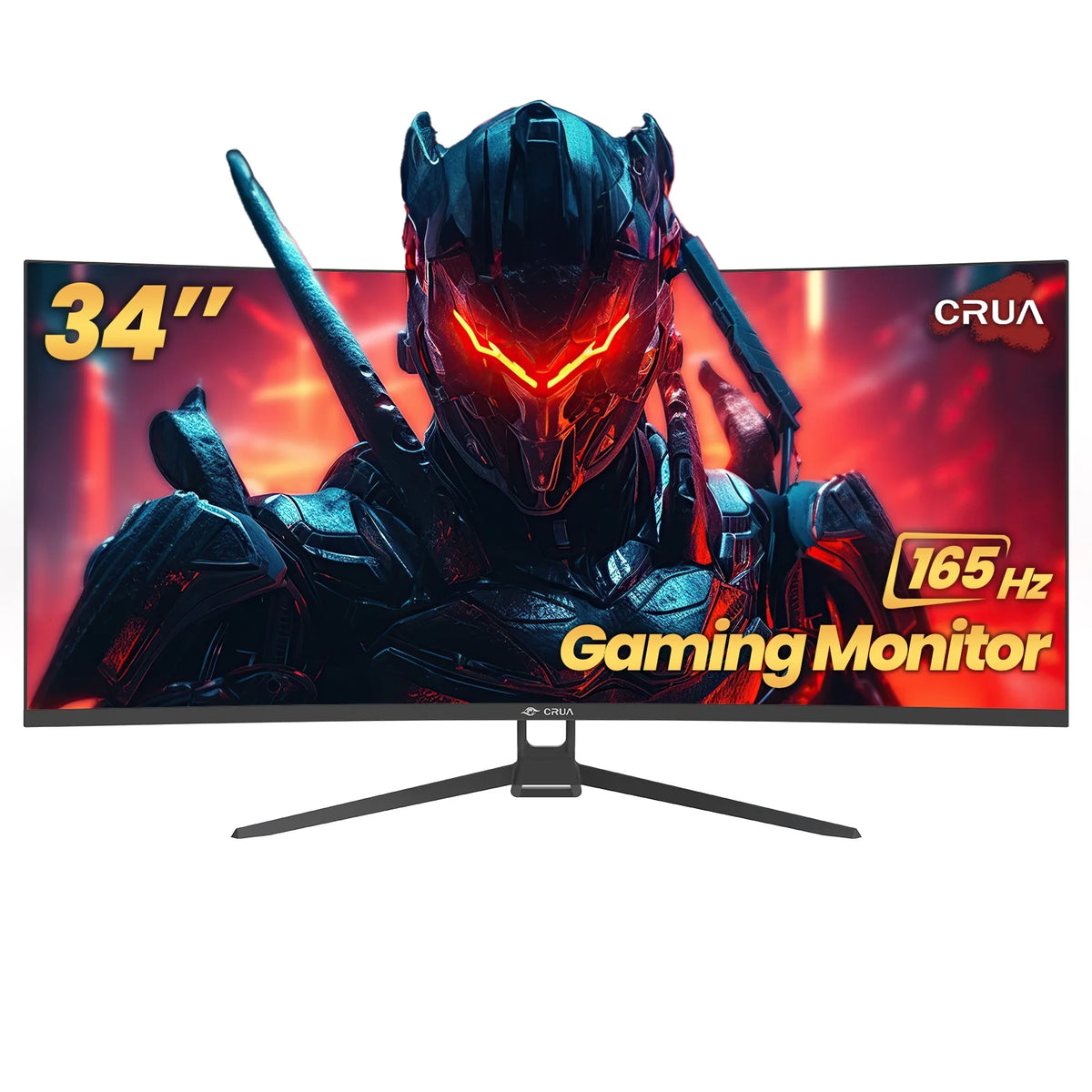 34" Ultrawide Curved Gaming Monitor, WFHD 3440 * 1440p, 165Hz, 1ms, Black U378