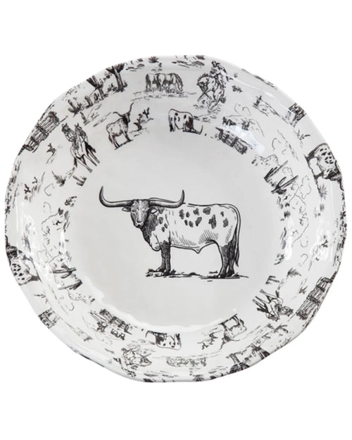 14-Piece Melamine Dinnerware Set Black/White O319