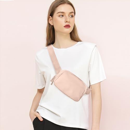 Lavender Belt Bag Fanny Pack Crossbody Bags with Initial Letter Patch S567280