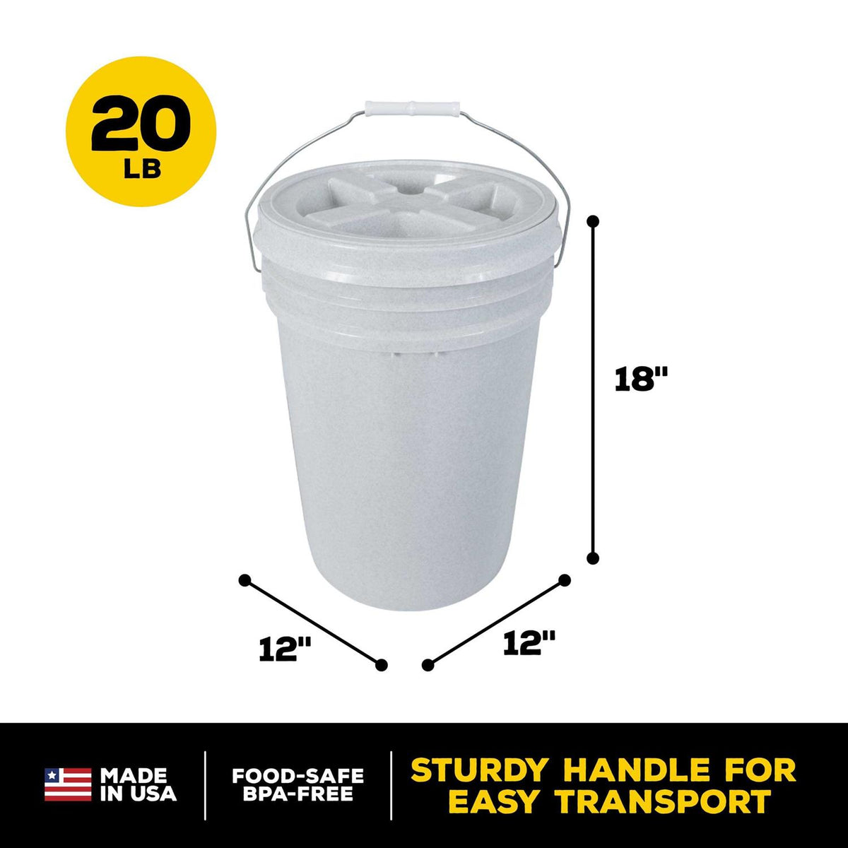 20-lb Pet Food Storage J889006