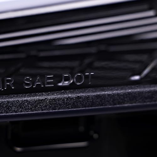 Black Projector Headlights with Sequential LED Turn Signal, L + R Pair Headlamp Assembly D5650