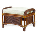 Natural Rattan Ottoman with Cushion M183330