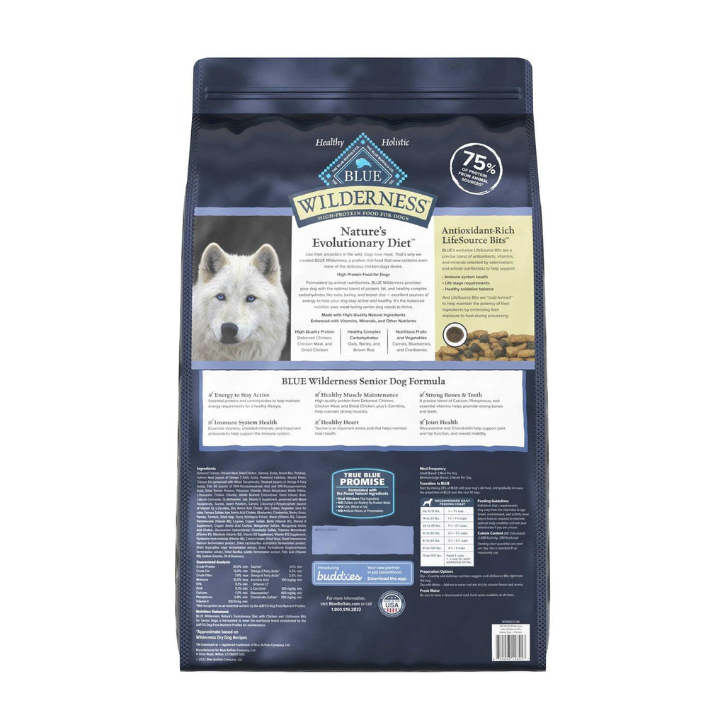 Chicken Senior Dry Dog Food W500202