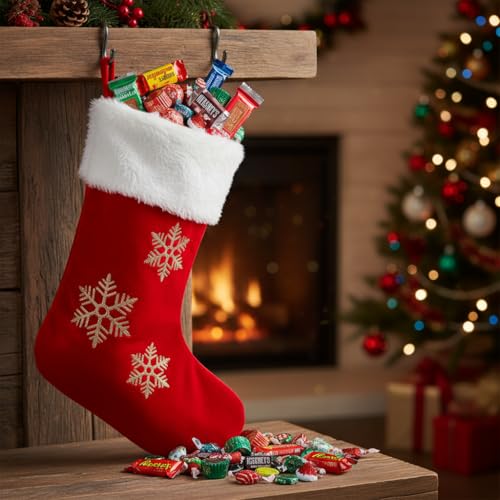 Assorted Christmas Chocolate Variety Pack 5lb Bulk Individually Wrapped C84198