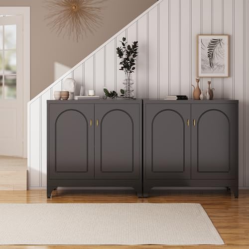 75" Tall White Metal Storage Cabinet with 4 Shelves I951