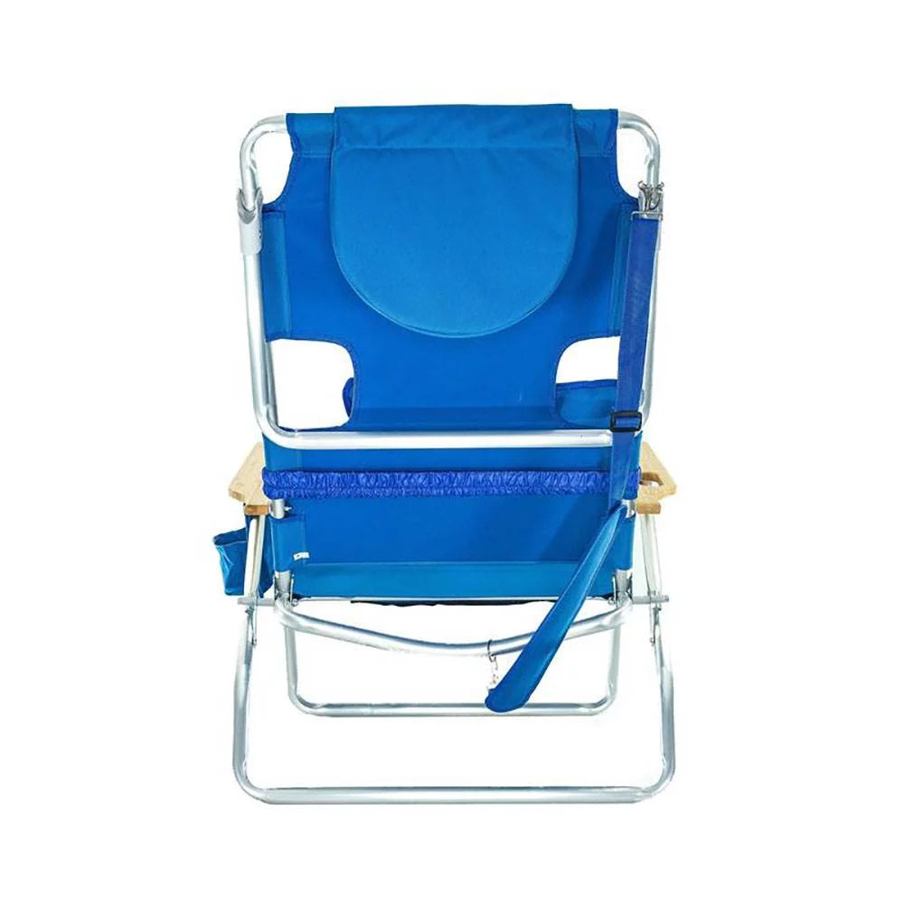 Lightweight Outdoor Beach Lounge Chair with Footrest W9498
