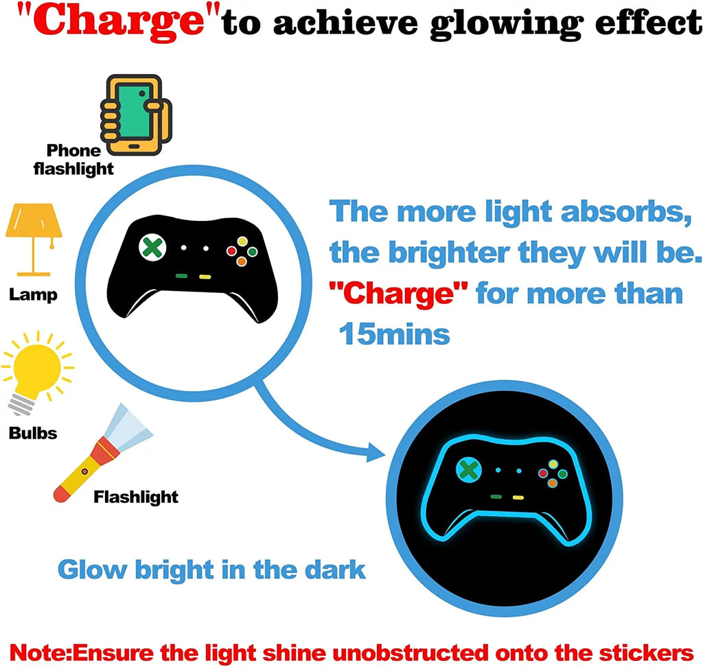 Glow in The Dark Wall Decals H8093