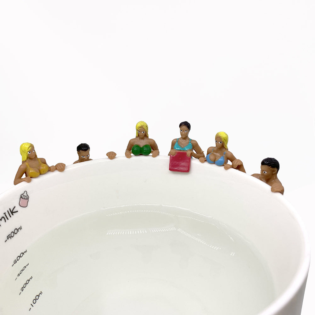 8Pcs Mini Simulated People Dollhouse Pendant Decor D93239