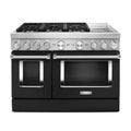 Imperial Black Double Oven Dual Fuel Range with Griddle K136594