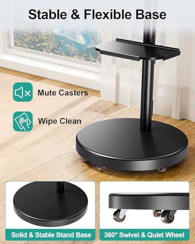 Rolling TV Stand for 26-65 inch Screens up to 77 lbs P244458